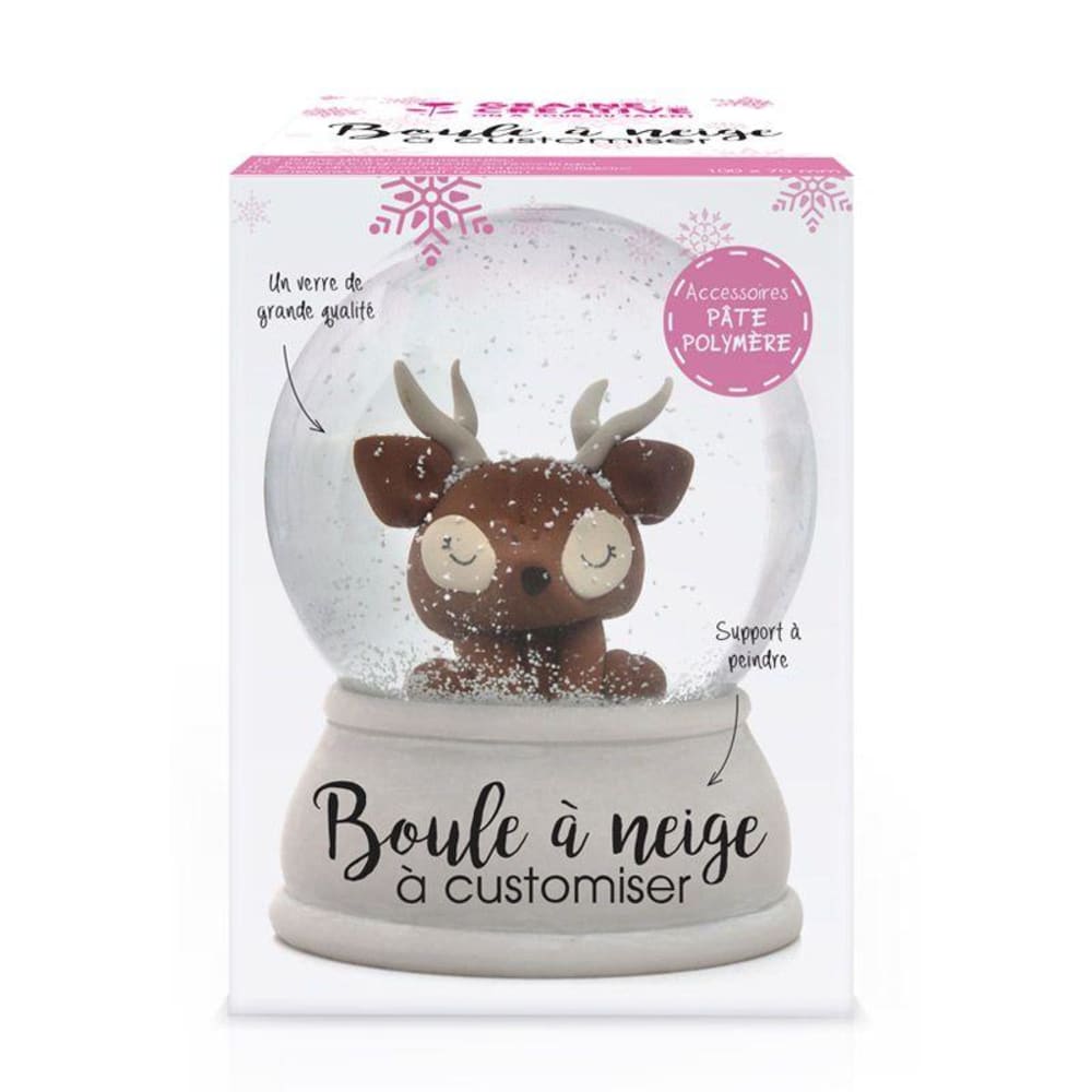 Bricolaje y bola de nieve personalizable