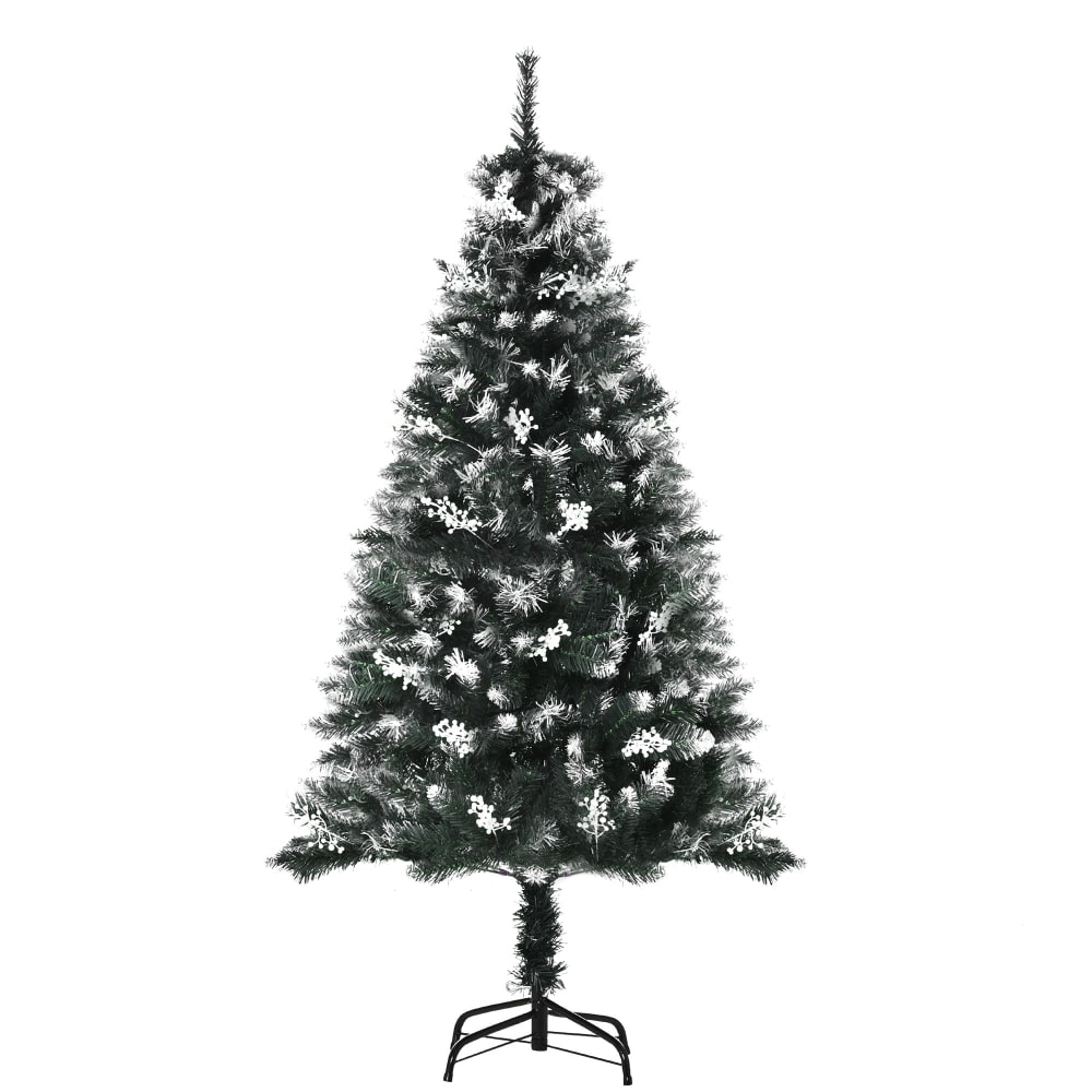 Árbol de navidad 75x75x150 cm verde y blanco