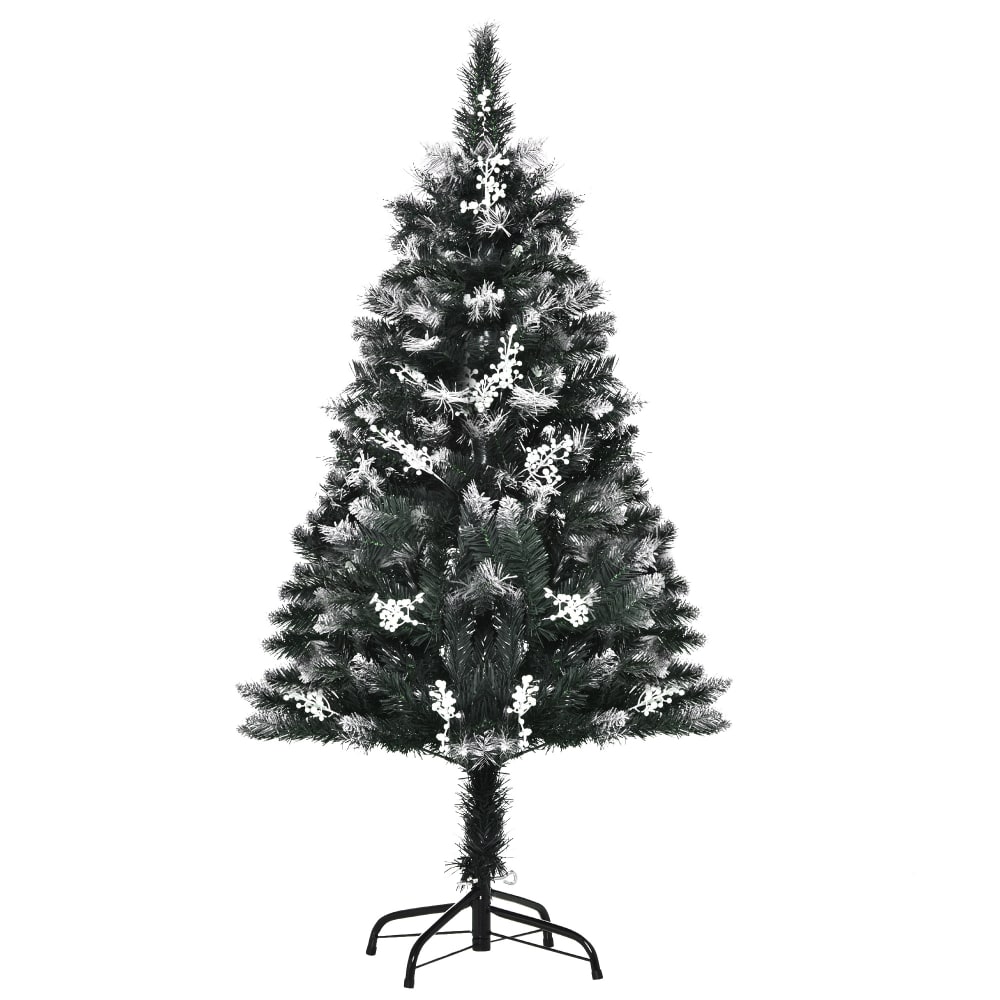 Árbol de navidad 60x60x120 cm verde y blanco