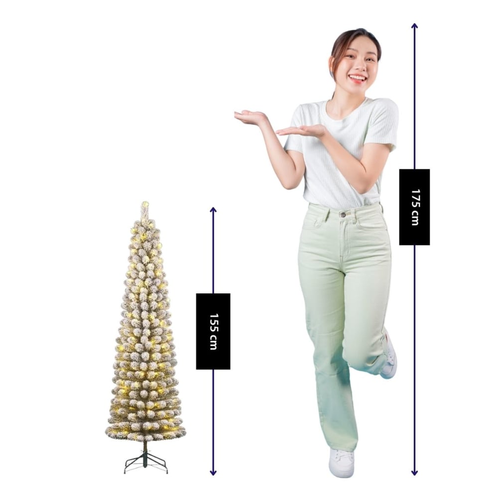 Künstlicher Weihnachtsbaum Charlton Grün Eisen H155xB48xL48cm -