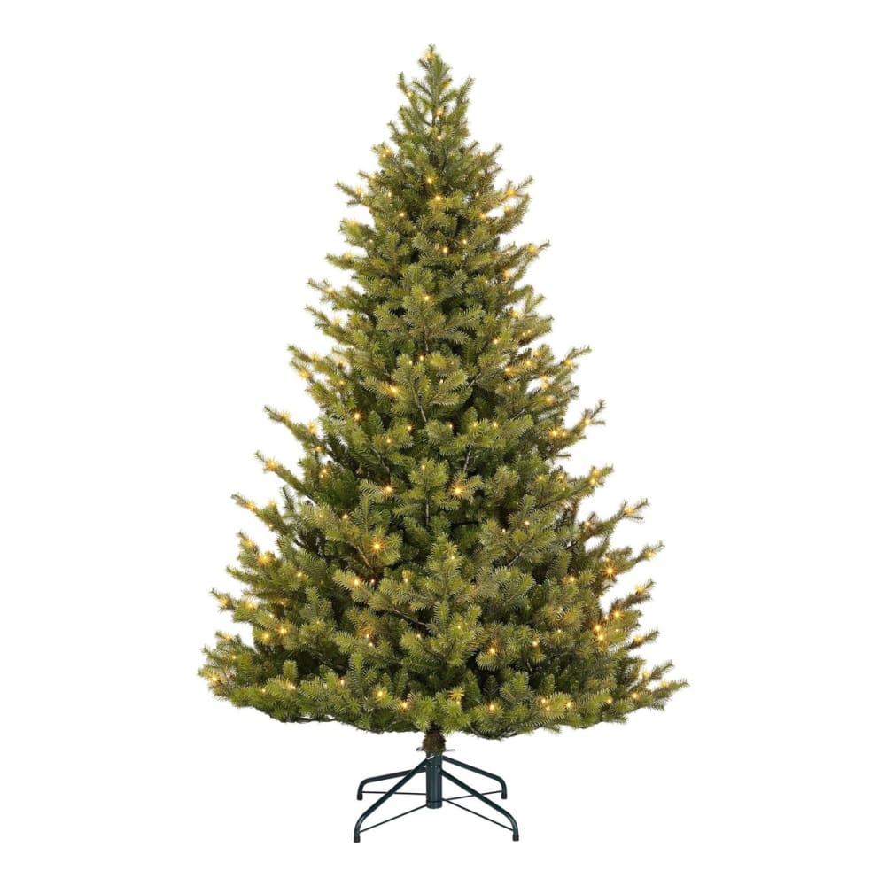 Sapin de noël artificiel vert fer h185xl130xl130cm