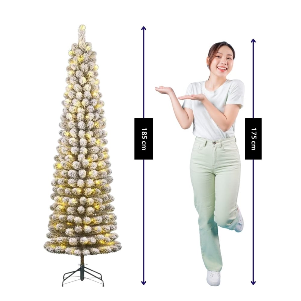 Künstlicher Weihnachtsbaum Charlton Grün Eisen H185xB53xL53cm -