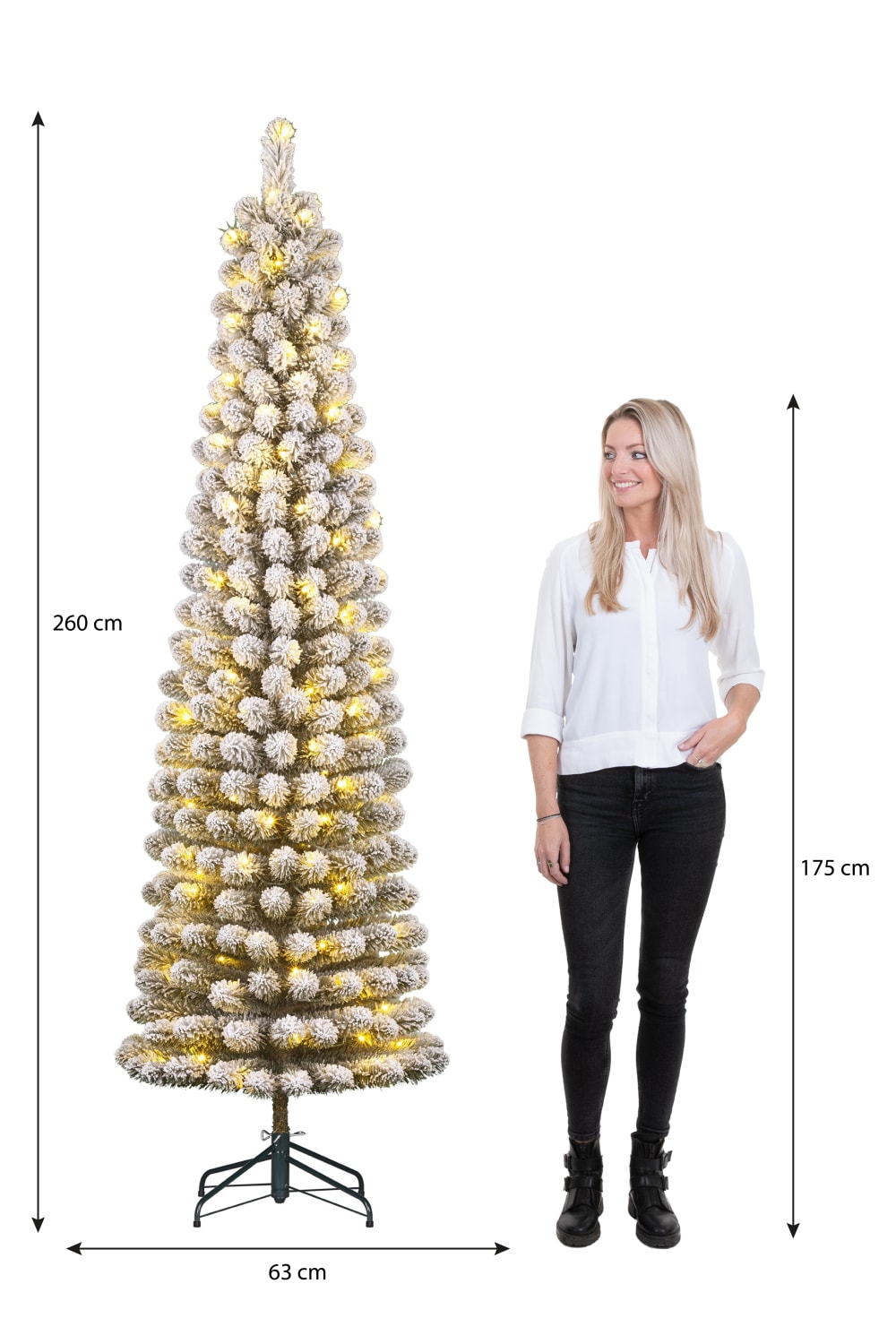 Sapin de Noël artificiel illuminé Charlton Vert Fer H260 - Maisons du Monde