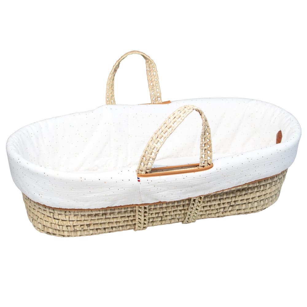 Set couffin bébé en - pois