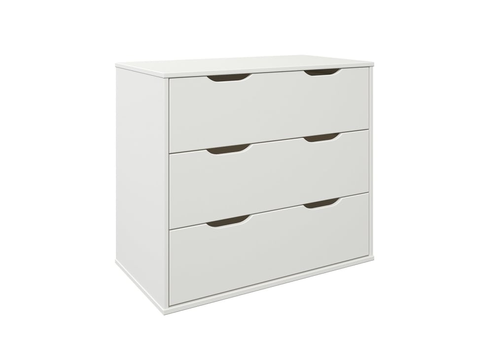 Commode 3 tiroirs blanc