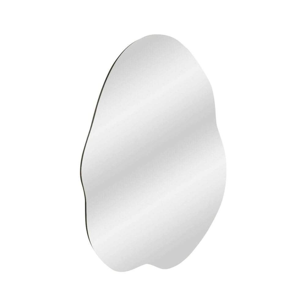 Dmora Spiegel Holzeffekt schwarz 60x2 h85 cm style modern - Holz