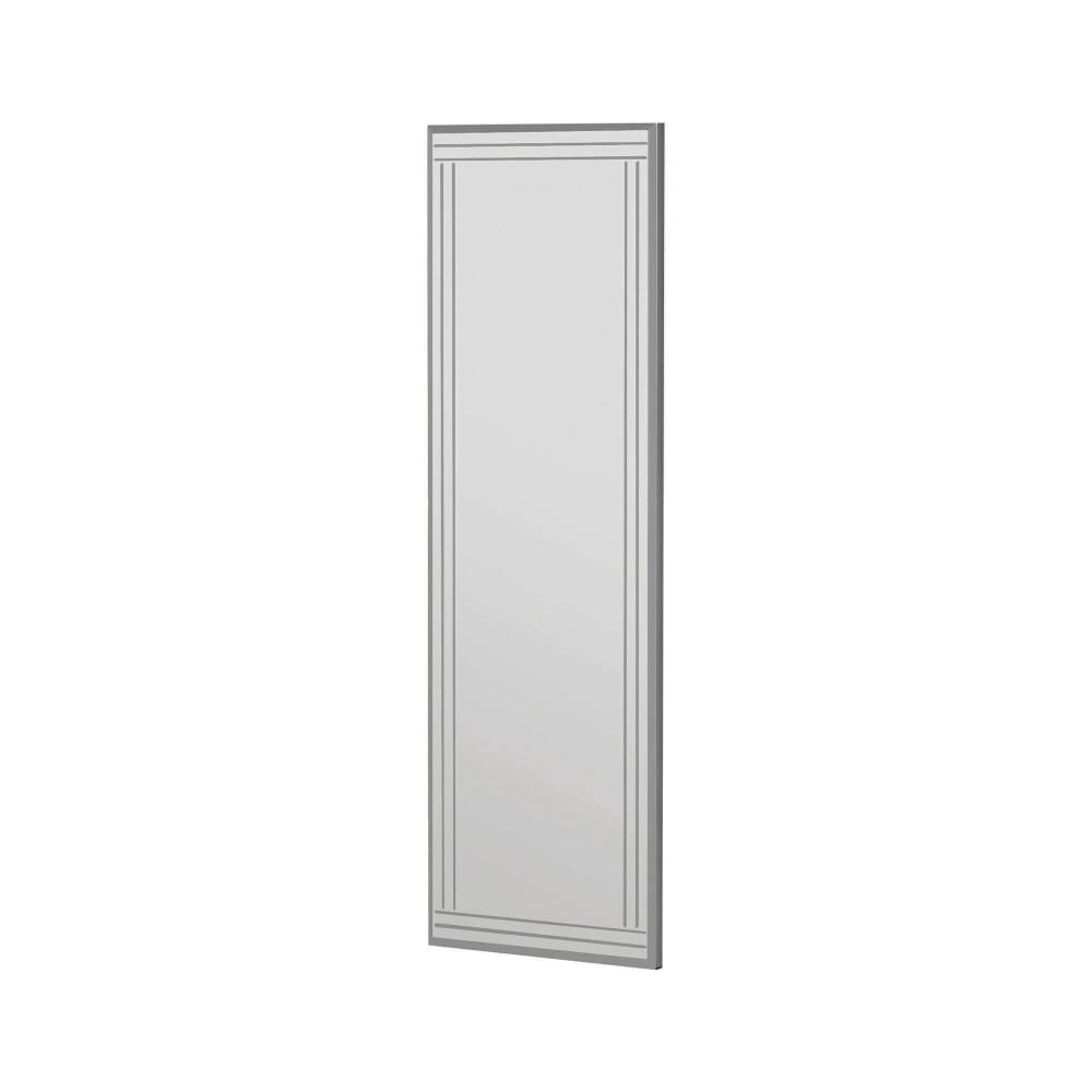 Dmora Spiegel Holzeffekt weiß 40x2 h120 cm style modern - Holz