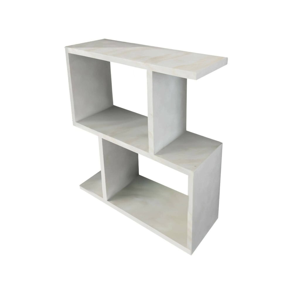 Dmora Wohnzimmertisch Holzeffekt weiß 50x18 h55 cm style modern - Holz