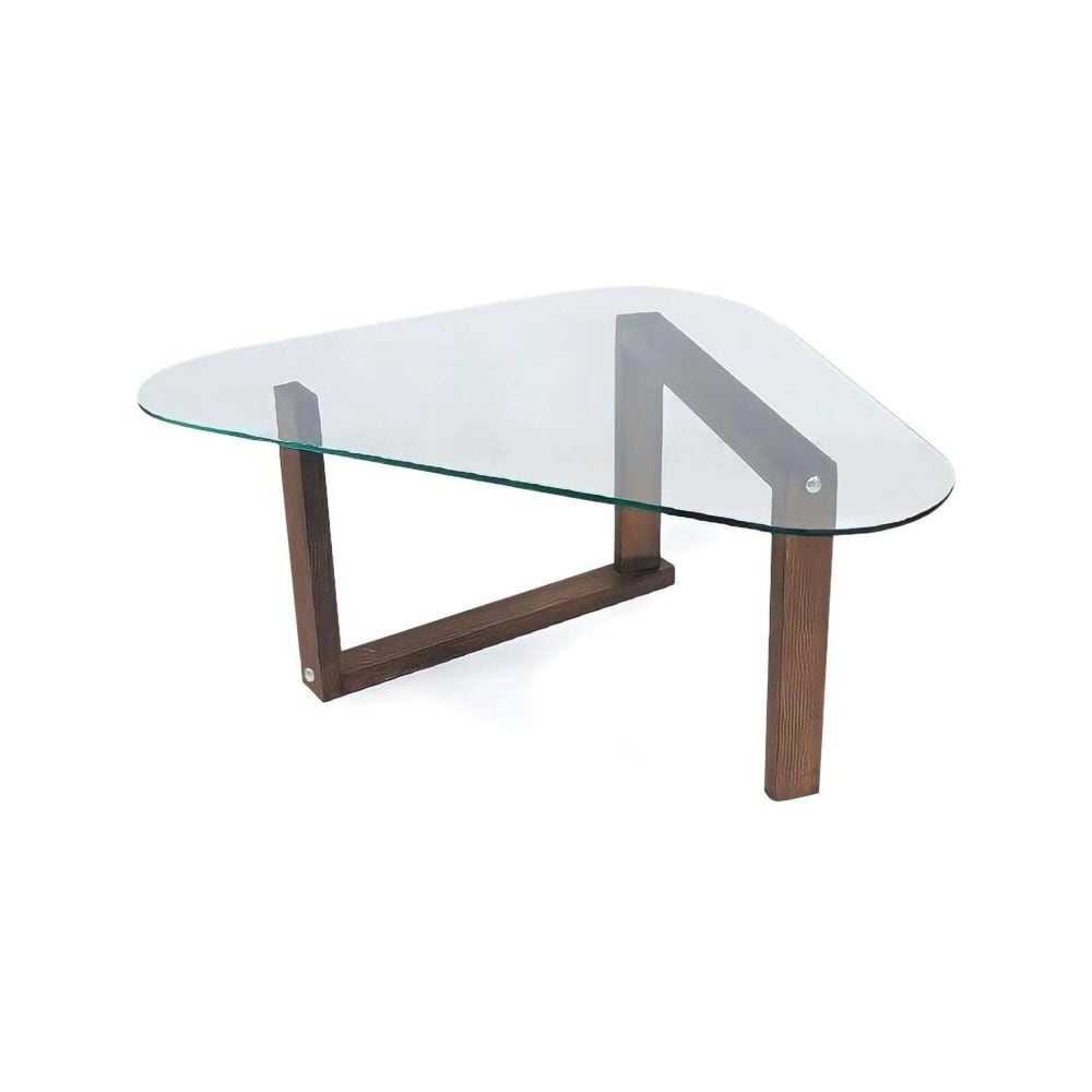 Table basse en bois beige 96x81 h41 cm