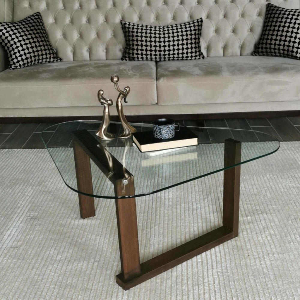 Couchtisch aus Massivholz in Walnussbraun - Maisons Du Monde