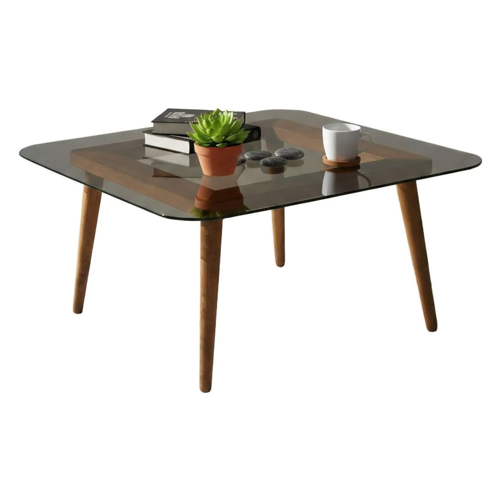 Table basse en bois massif - bronze