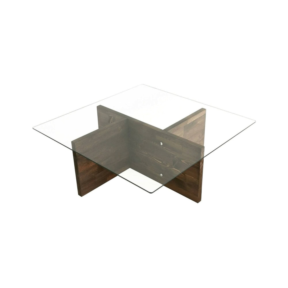 Table basse en bois massif