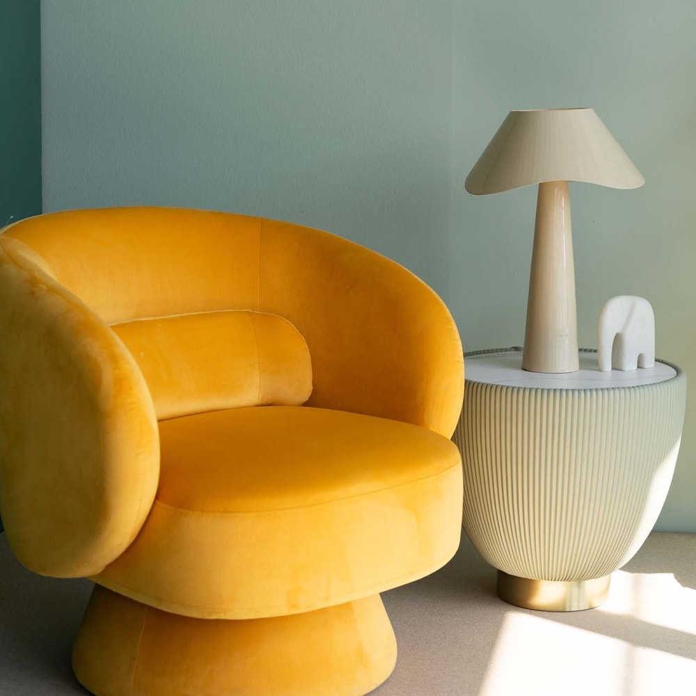 Lampe en acier crème - Maisons du Monde