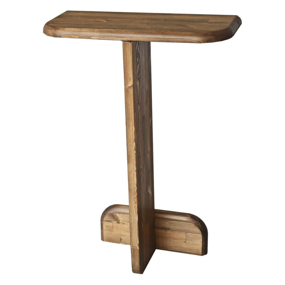 Dmora Konsolentisch Holz walnuss 80x25 h85 cm style modern Braun Holz