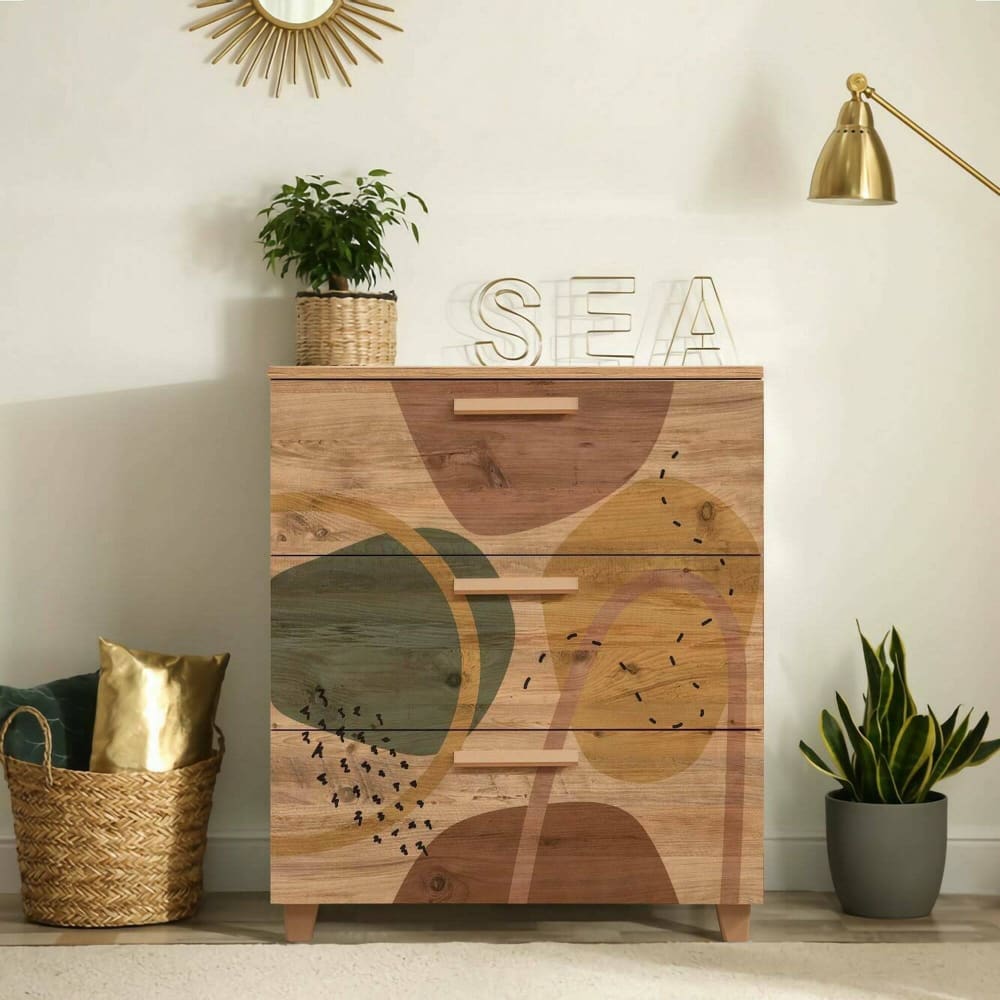 Kommode Holzeffekt eiche 80x43 h95 cm - Maisons Du Monde