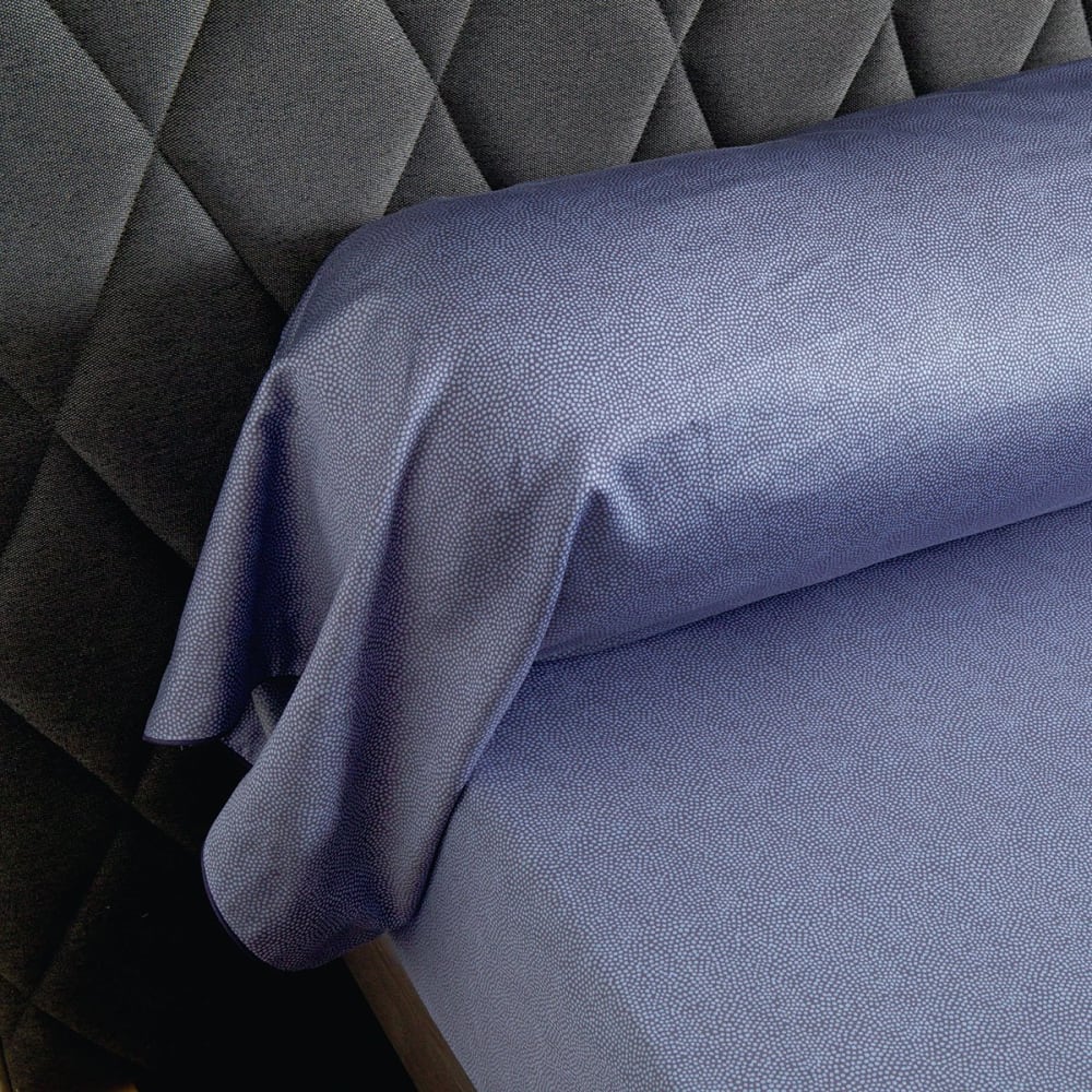 Taie de traversin satin bleu clair 43x210 cm - Maisons du Monde