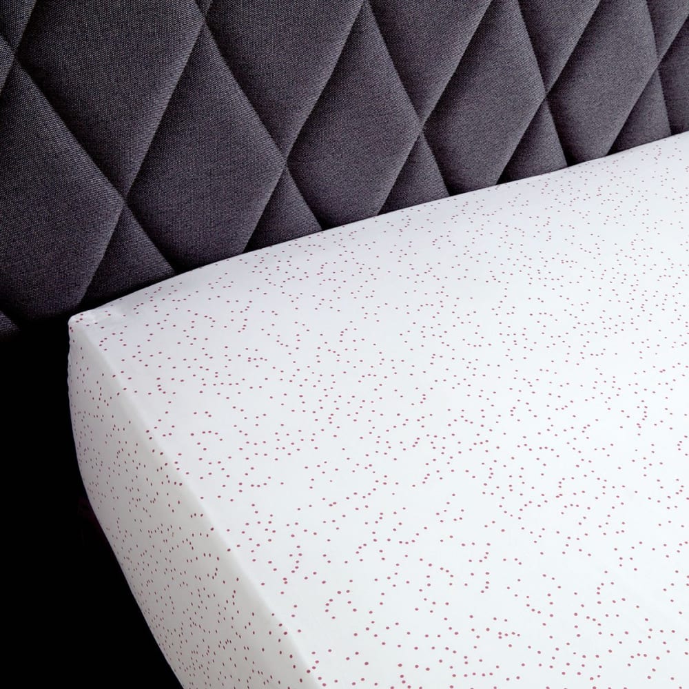 Drap housse percale blanc 90x190 cm - Maisons du Monde