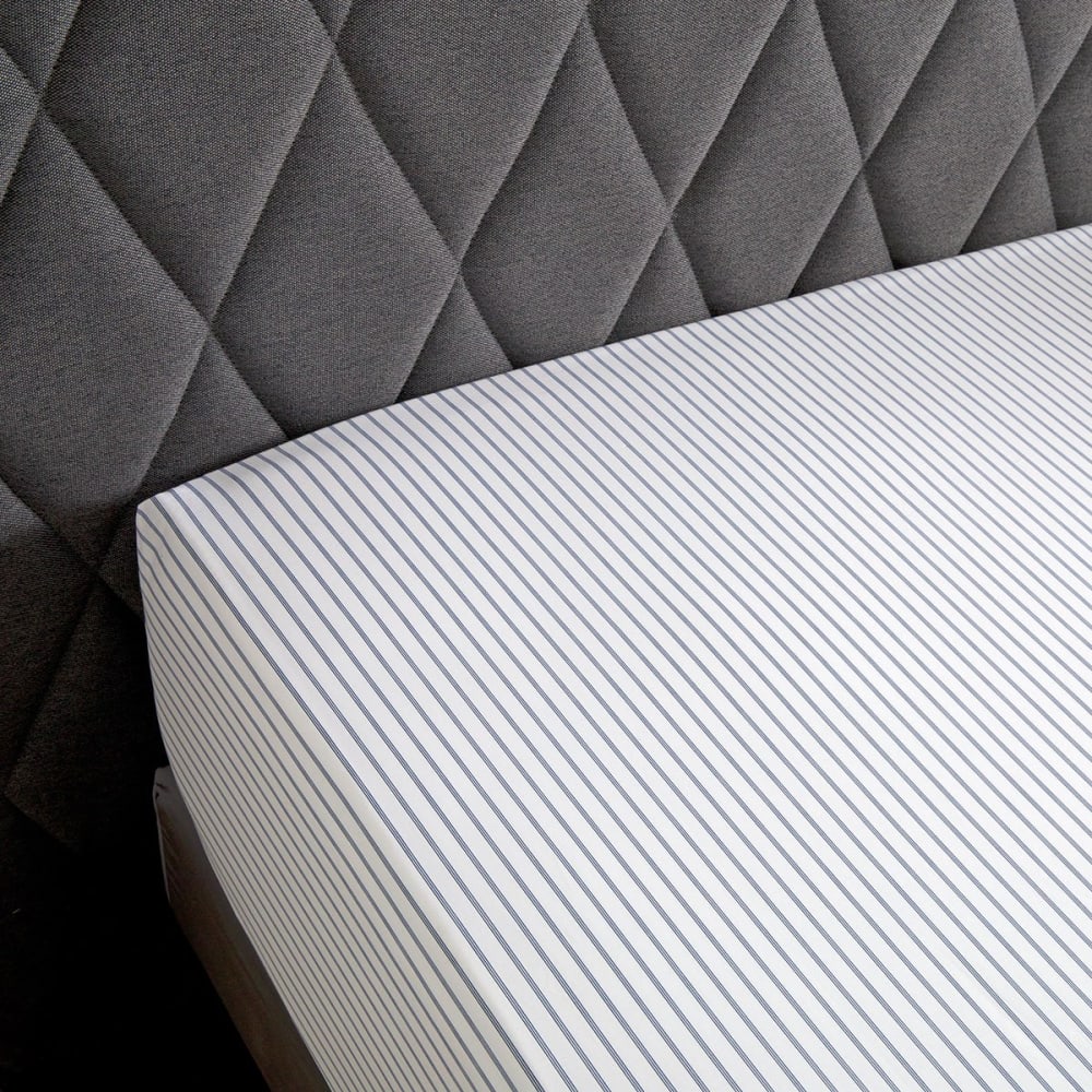 Drap housse percale blanc 90x200 cm - Maisons du Monde