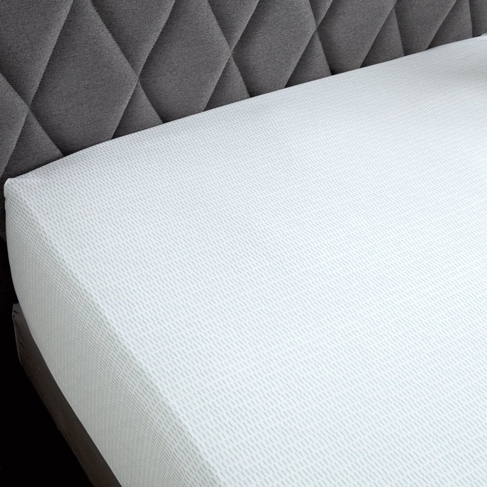 Drap housse percale blanc 90x190 cm — vue 3