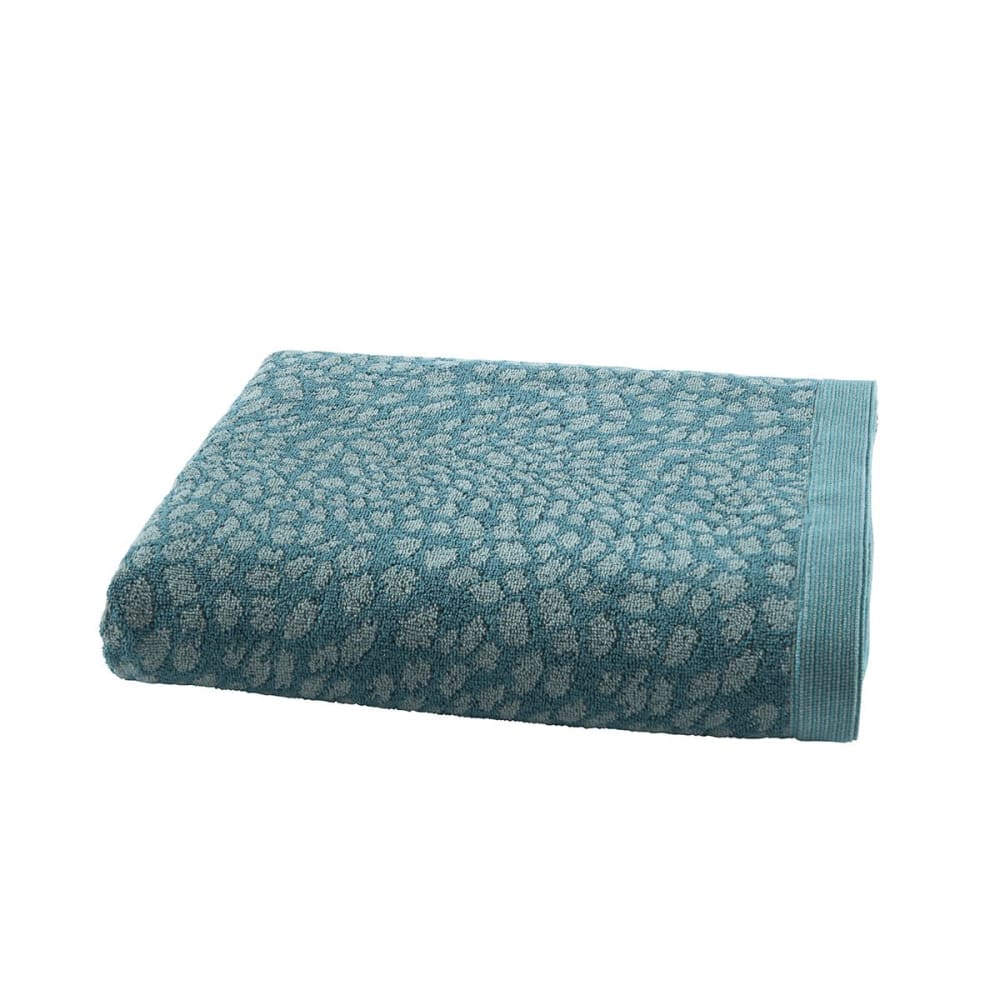Drap de bain coton vert foncé 90x150 cm