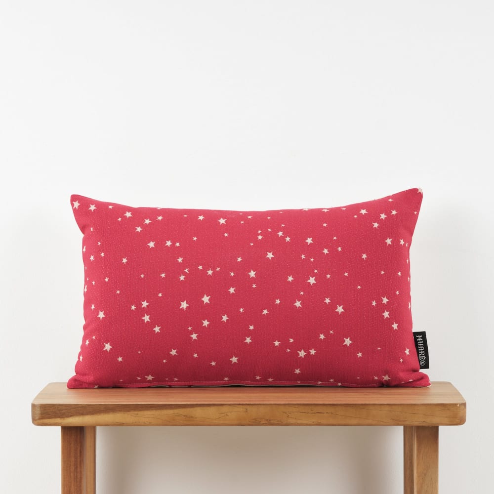 Housse de coussin jacquard réversible multicolore 30x50cm — vue 3