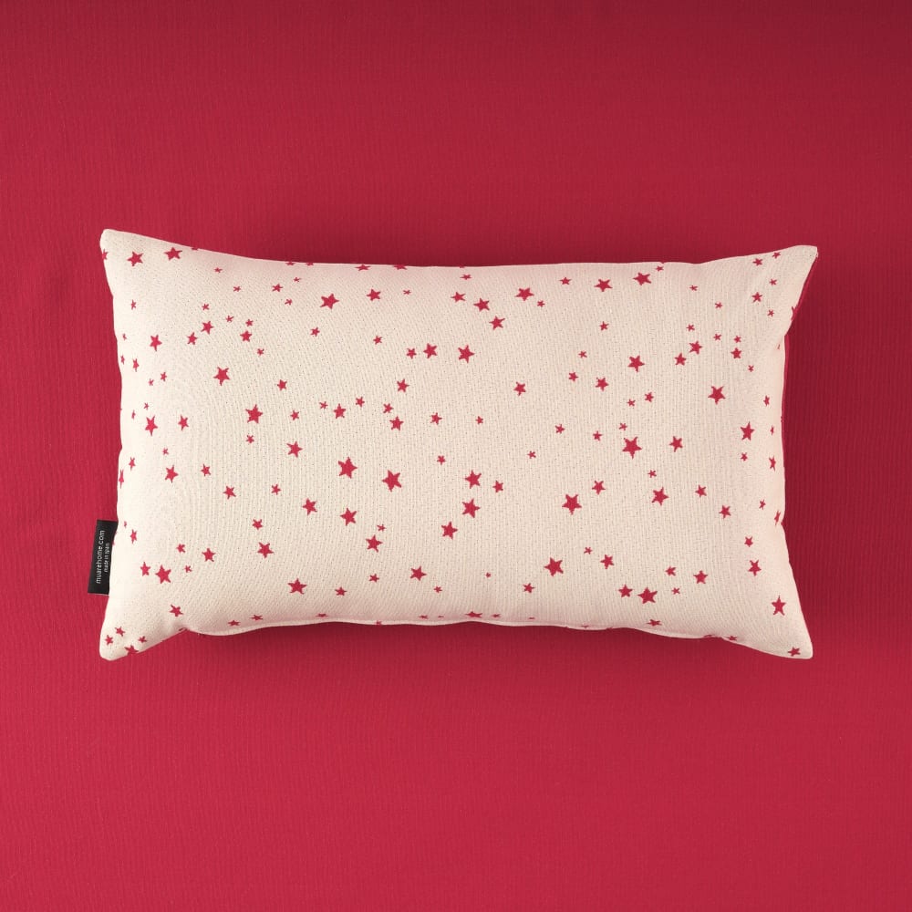 Housse de coussin jacquard réversible multicolore 30x50cm — vue 4