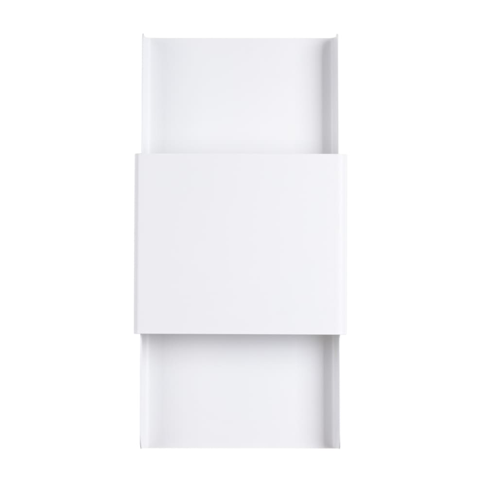 Applique acier blanc H 40 cm