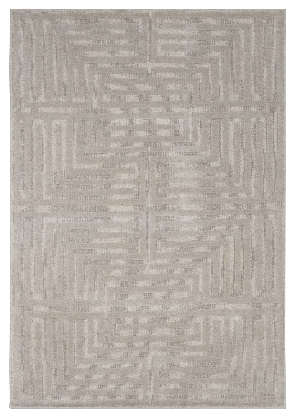 Carpet Living Teppich aus Wolle, 200x300cm, beige - Wolle