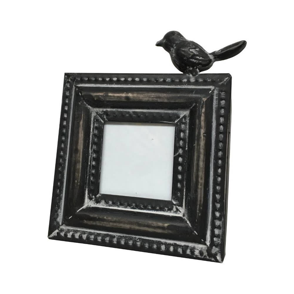 Cadre photo en métal noir 12.5 x 16