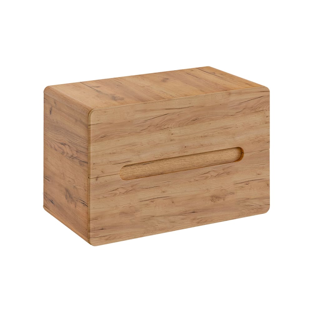 Petits meubles Waschbeckenunterschrank 80cm Melamin und MDF Holz Braun Spanplatte