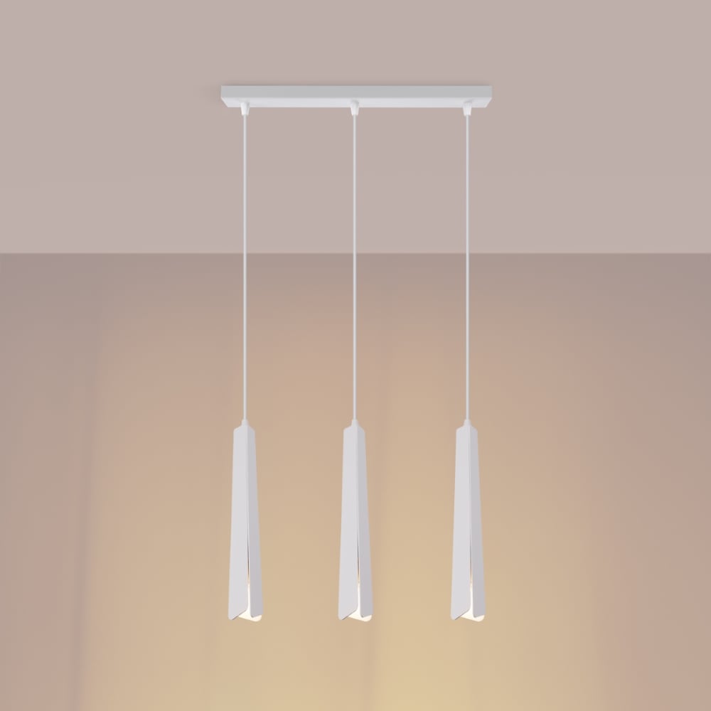 Suspension Acier Blanc G9 3 Prysm Line — vue 4