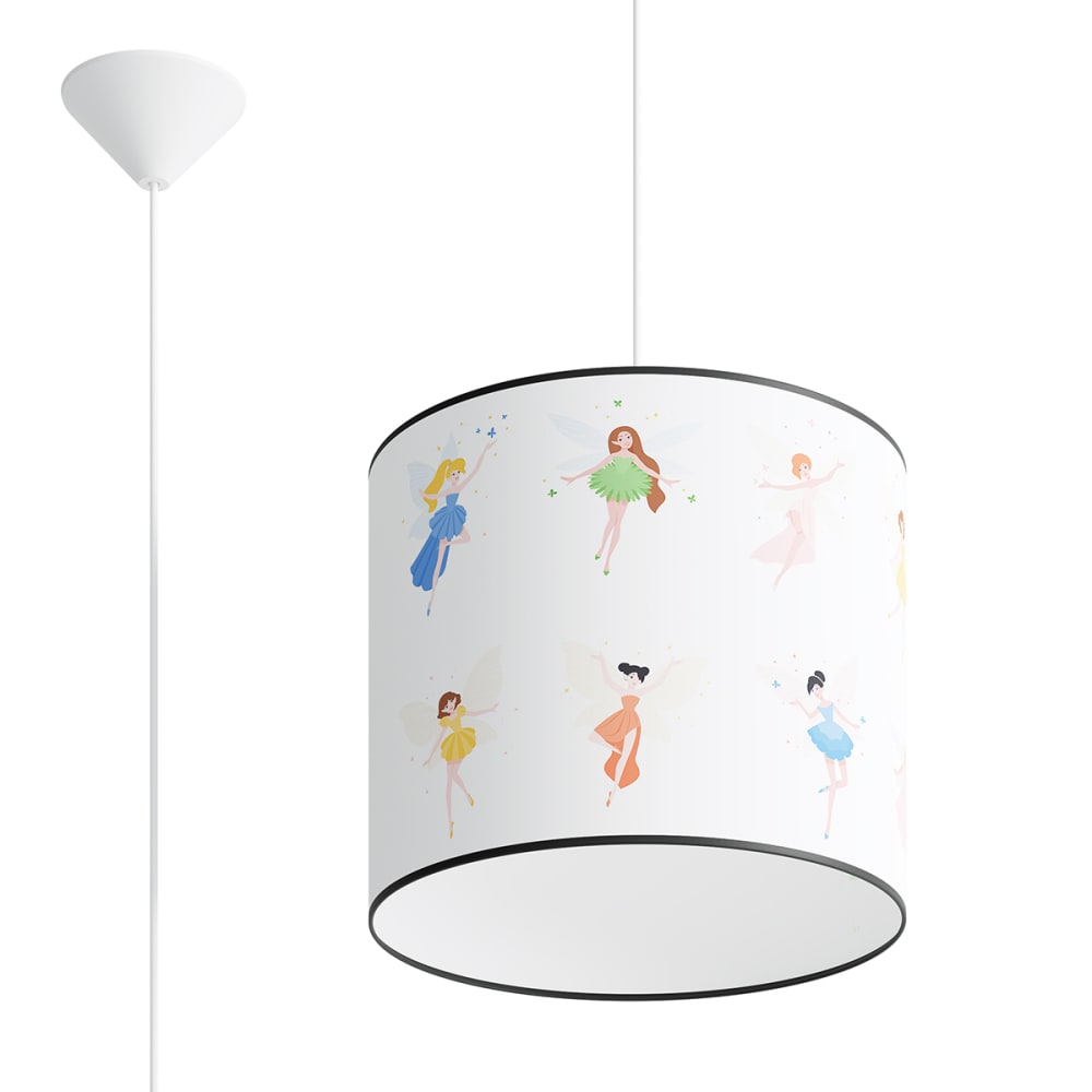 Suspension PVC Multicolore E27 1 Fée 30