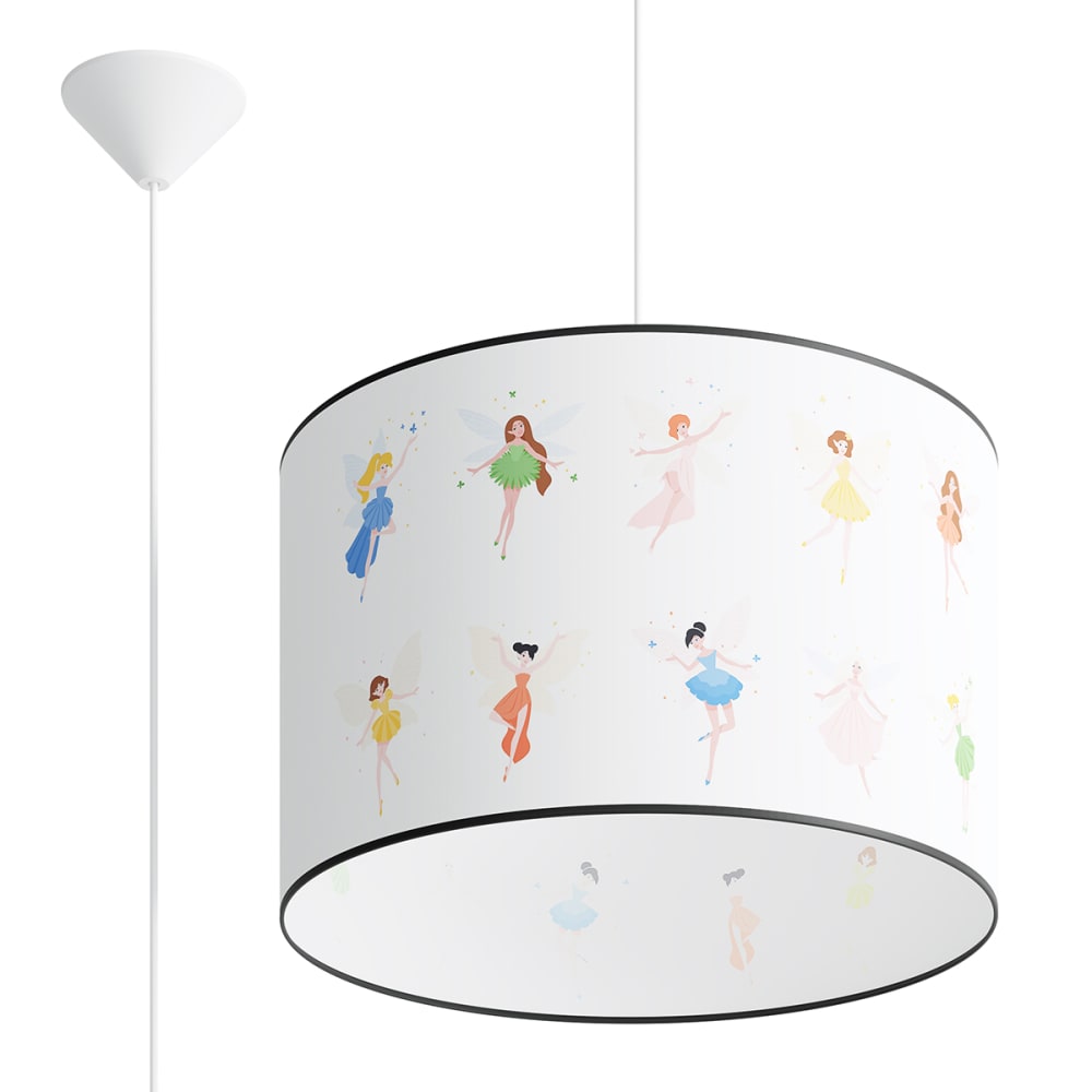 Suspension PVC Multicolore E27 1 Fée 40