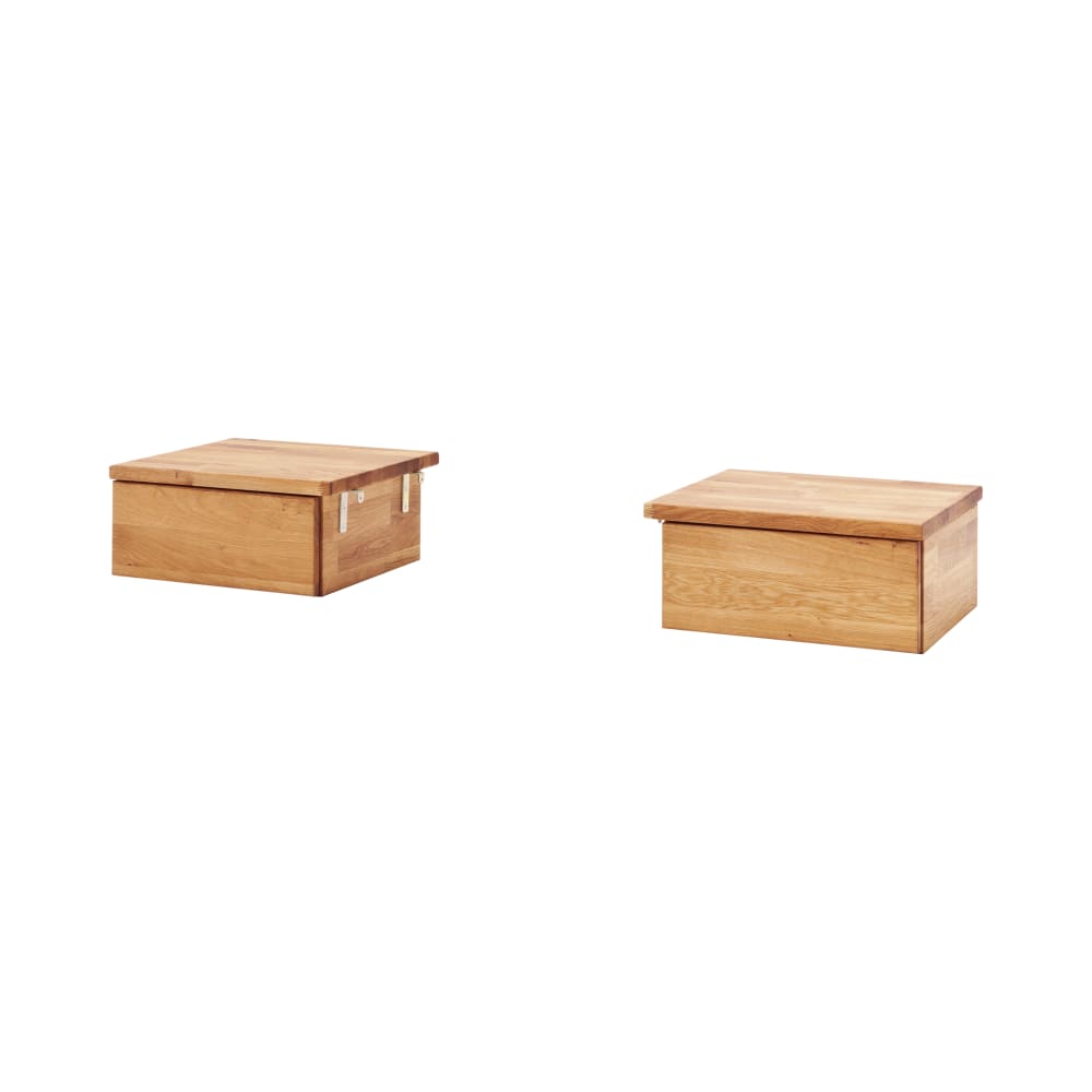 Lot de 2 tables de chevet en bois massif  L42 - Maisons du Monde