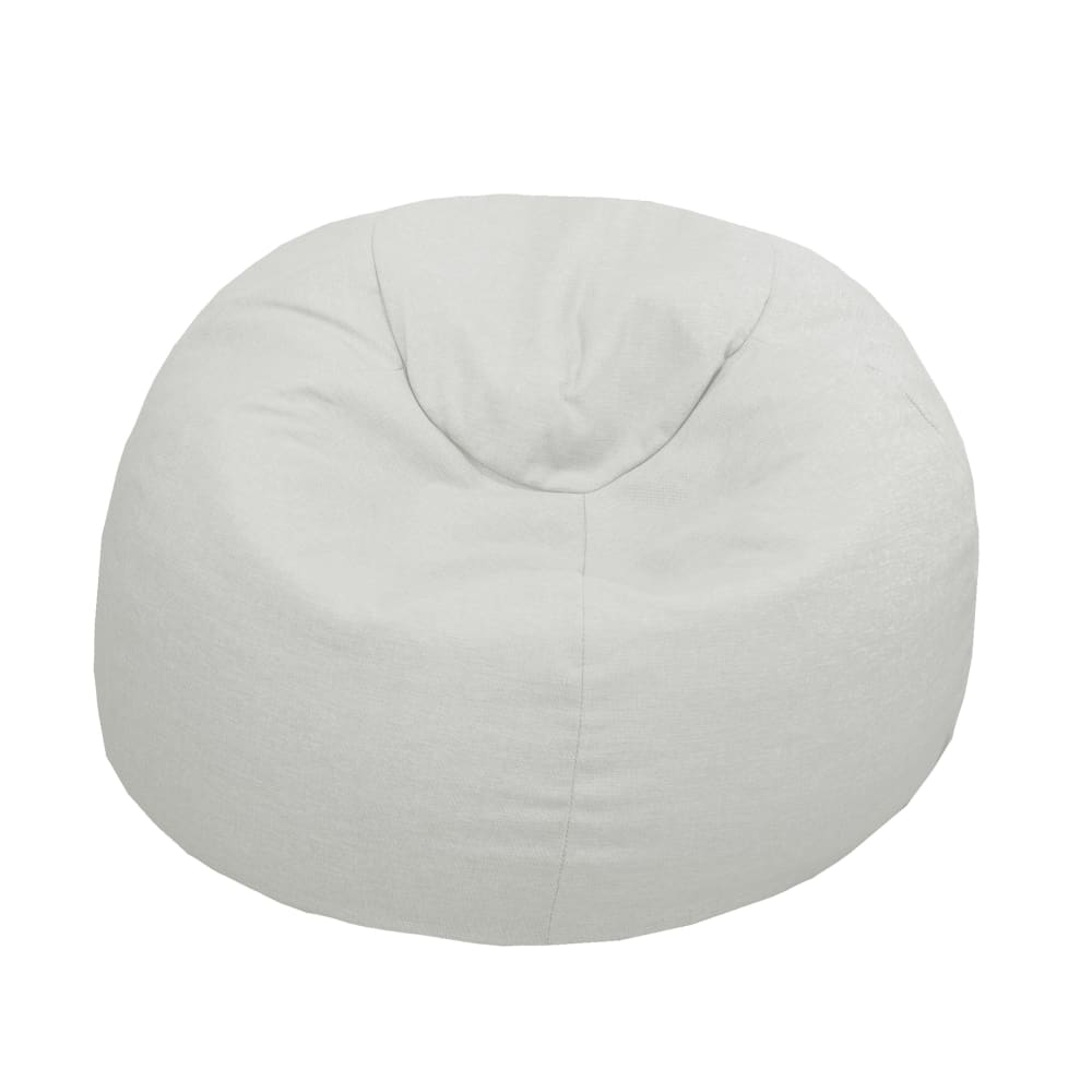 Pouf déhoussable en - lin
