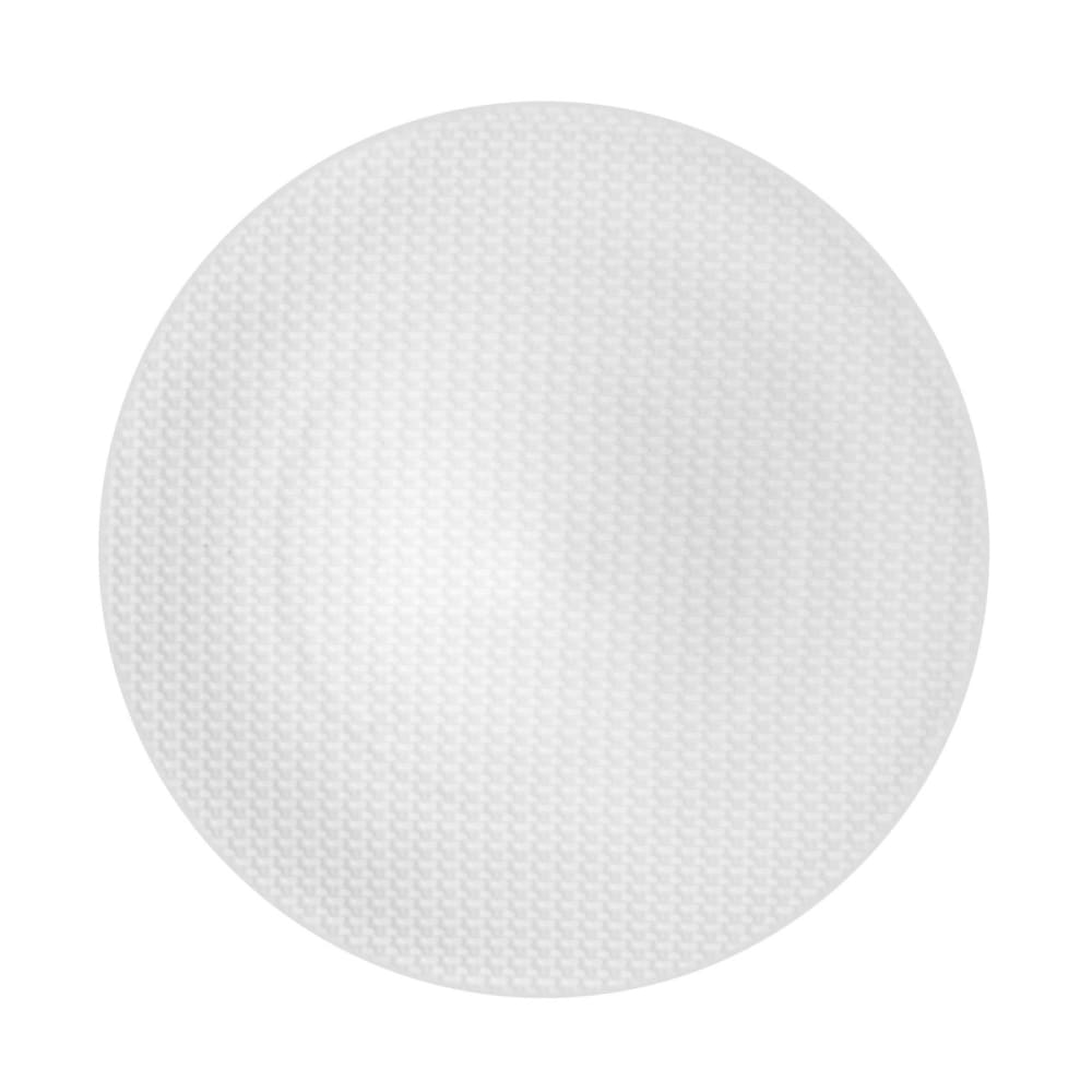 Assiette plate en grès blanc Assiette plate en grès blanc