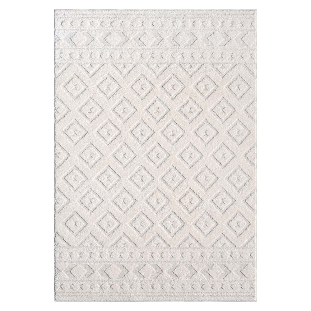 Tapis NALA à motifs relief Berbère - Crème 160x230cm