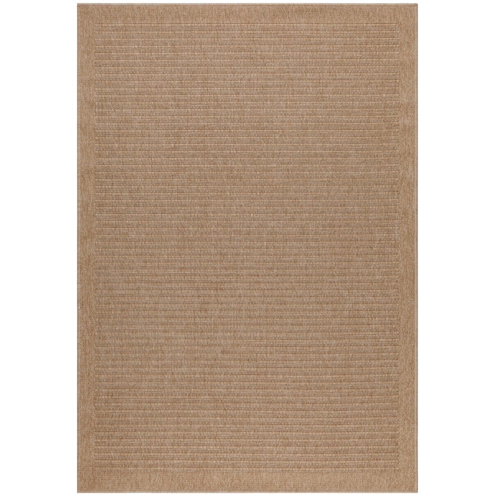 Tapis de salon Naturel aspect jute Beige 140x200cm