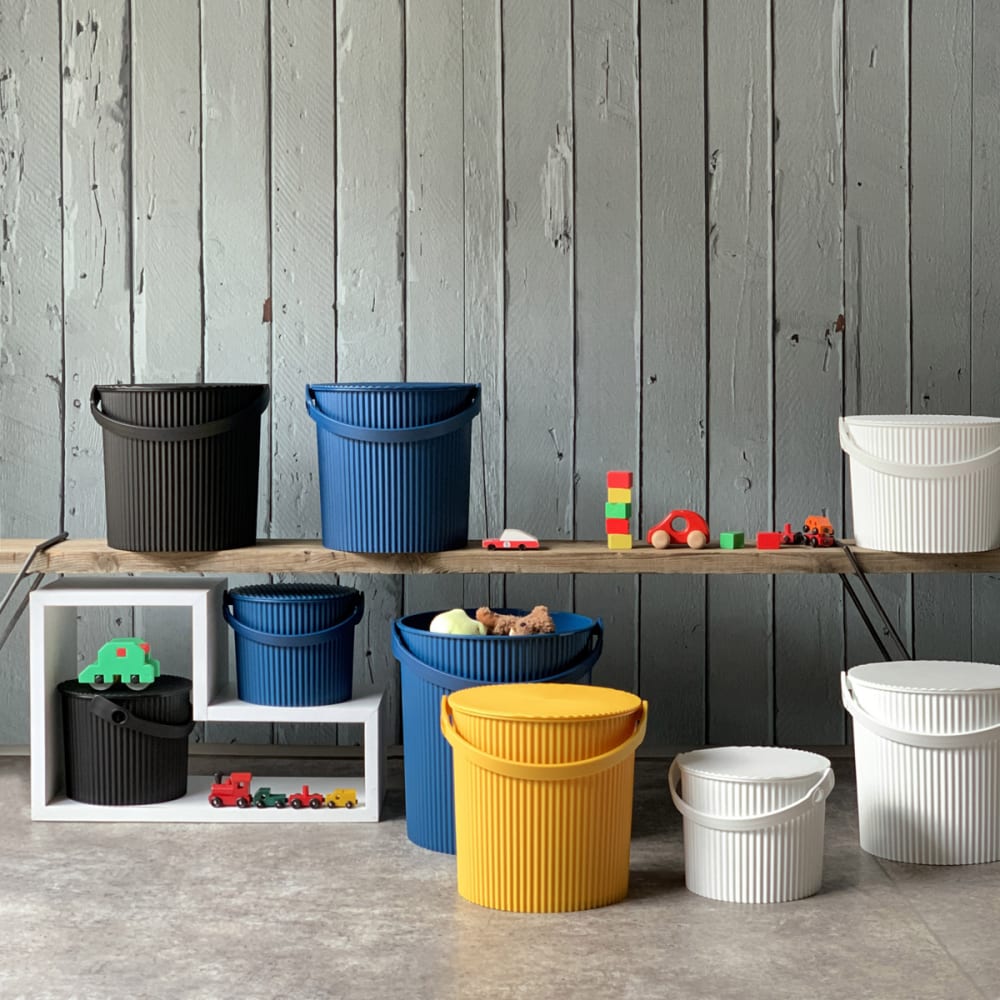 Seau de rangement rouge 8 litres - Maisons du Monde