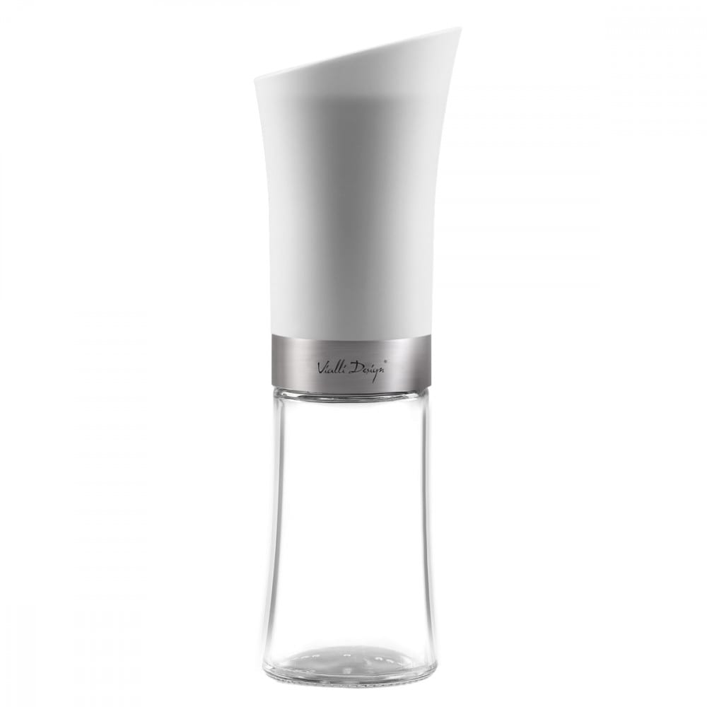 Moulin à sel ou poivre électrique blanc
