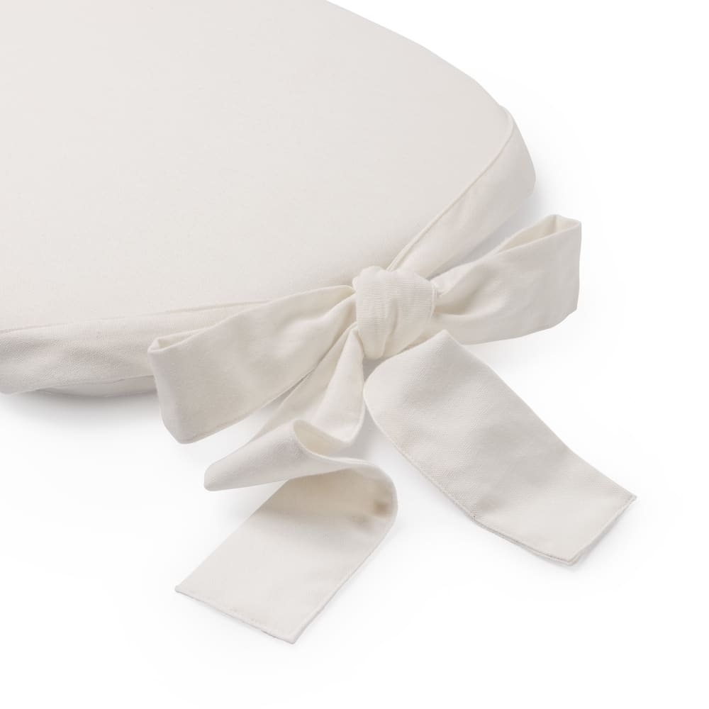 Coussin blanc en coton 40x40 cm uni — vue 3
