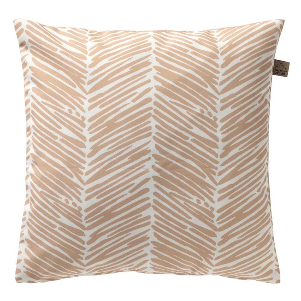 Housse de coussin d'extérieur beige 45x45 cm