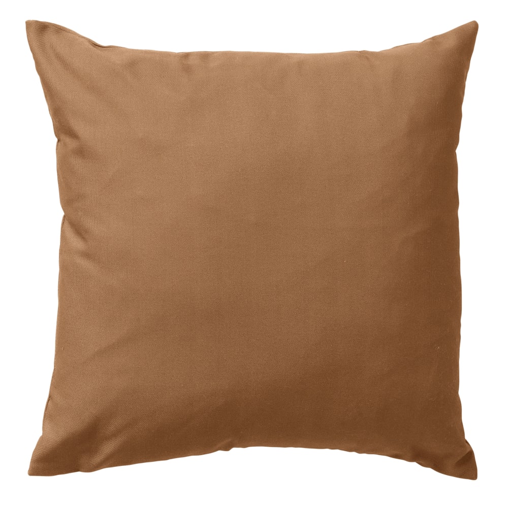 Coussin d'extérieur marron 45x45 cm