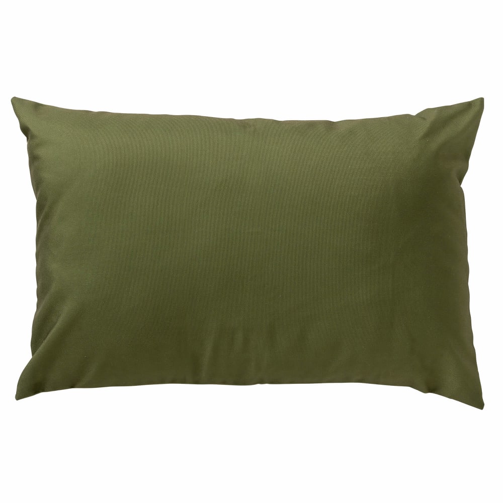 Housse de coussin d'extérieur vert 40x60 cm