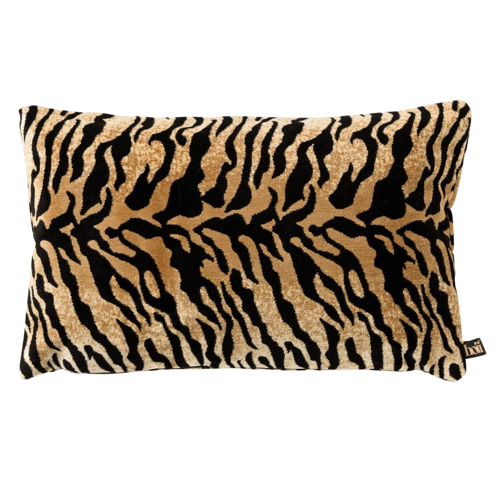 coussin noir 30x50 cm