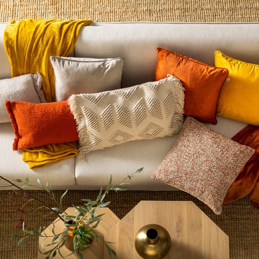 Coussin Jaune 45x45 cm - Maisons du Monde