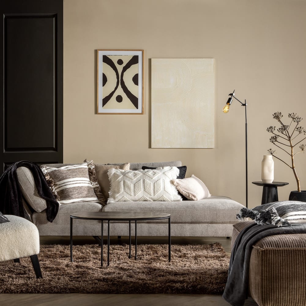 Coussin Antraciet 45x45 cm - Maisons du Monde