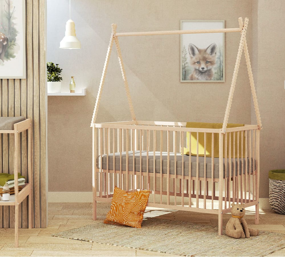 Tipi-Bett 60x120 aus Holz - Maisons Du Monde