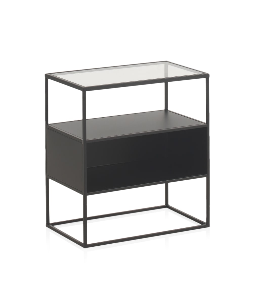 table d'appoint en métal - plateau