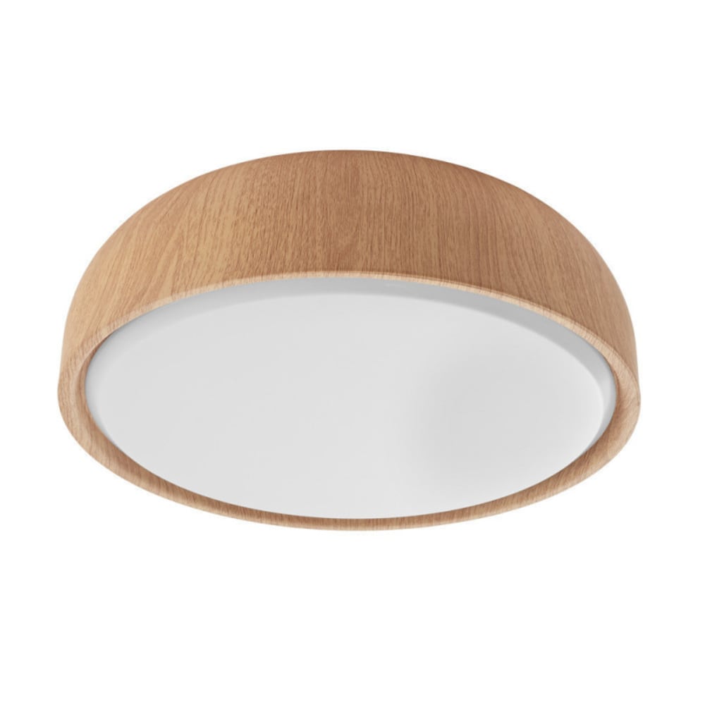 Plafonnier led salle de bain impression bois